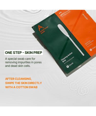 MEDITHERAPY A Clearing Toner Swab - Vegan Soft Exfoliator for Acne-Prone Skin Pore Tightening Korean Skincare - Buy Online on GoSupps.com