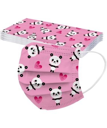 Buy Ncqifei 50-Piece Kids Disposable 3-Layer Face Masks Cute Cartoon Designs for Boys & Girls Breathable Mouth-Nose Protection for School - Buy Online on GoSupps.com