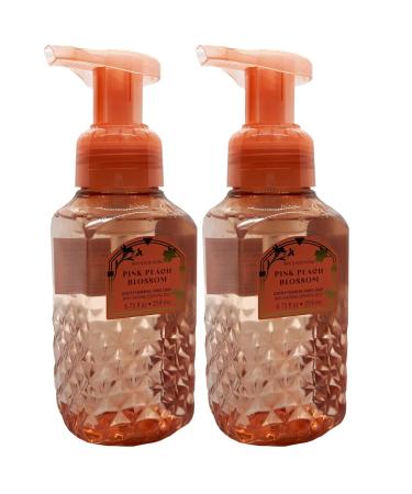 Bath & Body Works Bath and Body Works Pink Peach Blossom Gentle Foaming Hand Soap 8.75 Ounce 2-Pack (Pink Blossom) 17.5 Ounce Pink Peach Blossom 8.75 Ounce