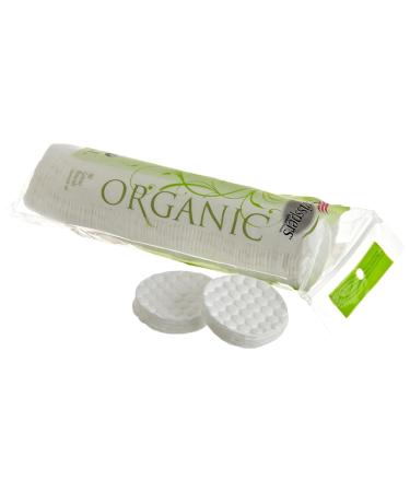 Swisspers Organic Cotton Cosmetic Rounds - 80 Ct | Eco-Friendly Makeup Remover Pads for Sensitive Skin - Buy Online on GoSupps.com