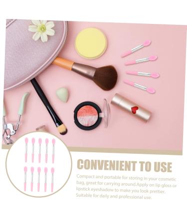 10pcs Lip Mask Spoon & Makeup Brush Set - Lip Balm Eyeshadow & Lipstick Applicator - Essential Cosmetic Tools for Flawless Makeup - Buy Online on GoSupps.com