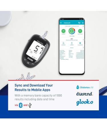 Nipro 4SURE Smart Duo Blood Sugar Test Kit for Type 1 & Type 2 Diabetes - Accurate Glucose & Ketone Monitoring with Smartphone Connectivity - Buy Online on GoSupps.com