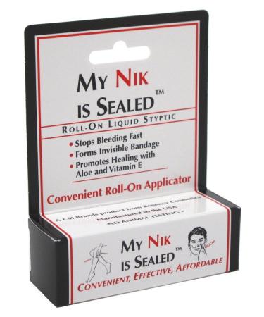 Nik Is Sealed Roll-On Liquid Styptic (3 Pack) - Fast-Acting Solution for Razor Nicks and Cuts - Buy Online on GoSupps.com