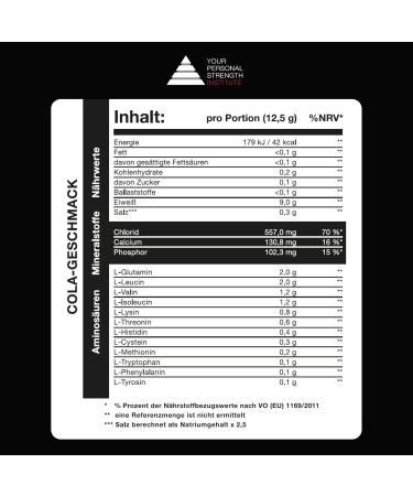 Buy YPSI Amino Electrolyte Complex - Vegan Amino Acids Electrolytes Powder - Cola Flavor - 416g (32 Servings) - International Shipping Available - Buy Online on GoSupps.com