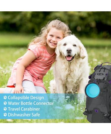Pet Carrier Sling with Silicone Water Bowl Hands-free Shoulder Small Pet Tote Bag for Cat Puppy Animals Under 3kg Breathable Mesh Crossbody Bag Adjustable Shoulder Strap for Walking Travel Outdoor - Buy Online on GoSupps.com