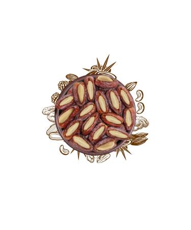 Sunnah Shop Sunnah Shop Delicious Medjool Dates Stuffed with Cashew Nuts 500g | Freshly Harvested Royal Dates | Unique Caramel Flavor | 100% Natural No Additives