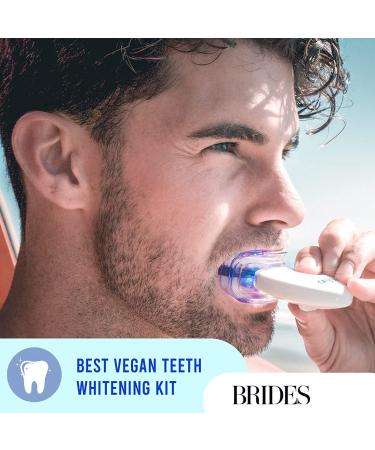 Organic Peroxide Teeth Whitening Kit with LED Light for Sensitive Teeth - Cali White - 2X5mL Gel Syringes, Trays & Case - Buy Online on GoSupps.com