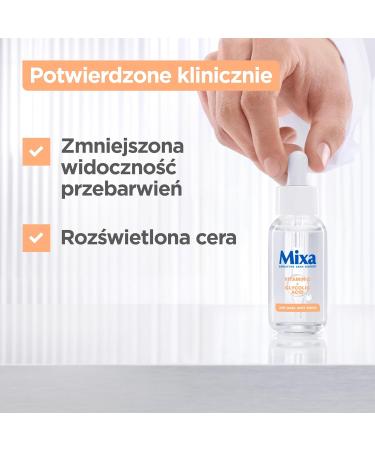 Mixa Anti-pigmentation face serum vitamin CG + glycolic acid - Buy Online on GoSupps.com