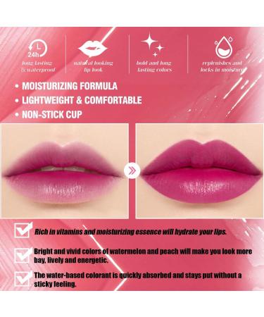 Buy 05# Grape Water Lip Tint - Korean 3-in-1 Lip Stain | Natural Moisturizing Non-Sticky Smudge-Proof & Lightweight - Buy Online on GoSupps.com