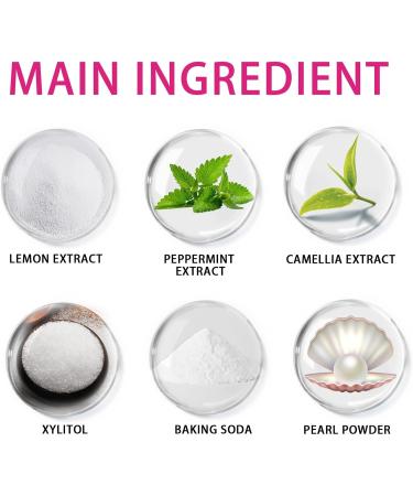 Mint Tooth Powder - Remove Stains Freshen Breath & Whiten Teeth - Natural Cleaning Solution for Tartar Plaque & Odor Elimination(2PCS) - Buy Online on GoSupps.com