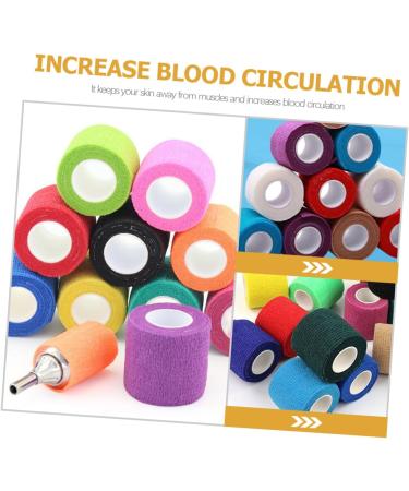 ULTECHNOVO 24 Rolls Sports Tape | Athletic Kinesiology Tape for Muscle Relief | Wear-Resistant Non-Woven Fabric Elastic Tapes for Elbow & Ankle - Buy Online on GoSupps.com