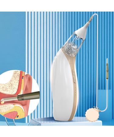 RiToEasysports Ear Vacuum Wax Remover 3 Suction Removal Vacuum Ear Cleaner Levels Low Noise Rechargeable Detachable 5V 1A for Home Use - Buy Online on GoSupps.com