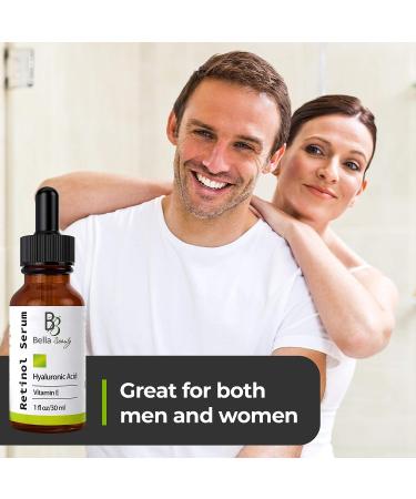 BEST Anti Aging Hyaluronic Acid & Retinol Serum 2.5% for Oily Acne Skin - Vitamin E, Retinoid Facial Moisturizer for Fine Lines, Wrinkles, Dark Spots - Organic Ingredients - Buy Online on GoSupps.com