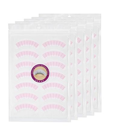 Eyelash extension glue sticker isolation positioning pads 175 pairs for eyelash extensions - eyelash template - with length size tips for eye positioning sticker