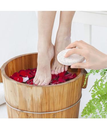 Vesaneae 2 Set Bimsstein Foot Care - Natural Pumice Stone for Dead Skin Removal on Feet & Hands - Buy Online on GoSupps.com