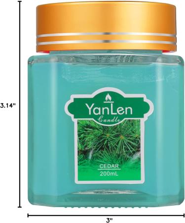 Coconut Wax Scented Candle 12oz - Large Jar 60+ Hour Burn Time | Holiday Gifts (Balsam & Cedar) - International Shipping Available - Buy Online on GoSupps.com