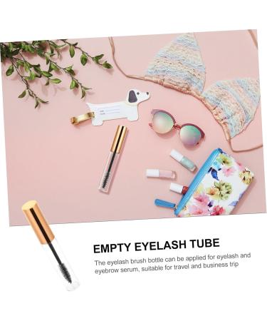 Healeved 40 Pcs Mascara Empty Tube Eyelash Cream Eyeliner Cream Bottle Empty Eyelash Tube Mini Funnel Plastic 1 g (Pack of 1) Transparent Colorx2pcs - Buy Online on GoSupps.com