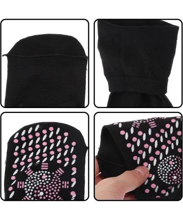 Magiclulu Self-Warming Turmaline Socks for Women | 4 Pairs of Comfortable Winter Hike Socks Hyperthermic Cotton Design - Buy Online on GoSupps.com
