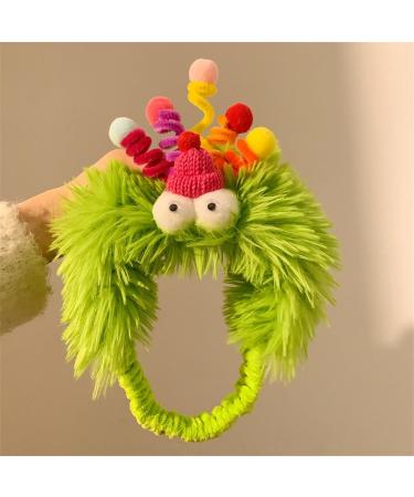 amangul Funny Colorful Hair Bands Photo Booth Props Cartoon Headband Party Headpiece Colorful Spring Headband for Washing Face(Purple) - Buy Online on GoSupps.com