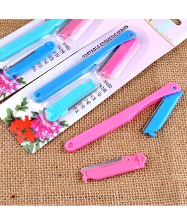 Buy Women Facial Hair Remover & Eyebrow Trimmer - Foldable Replaceable Random Color | Fast International Shipping - Buy Online on GoSupps.com
