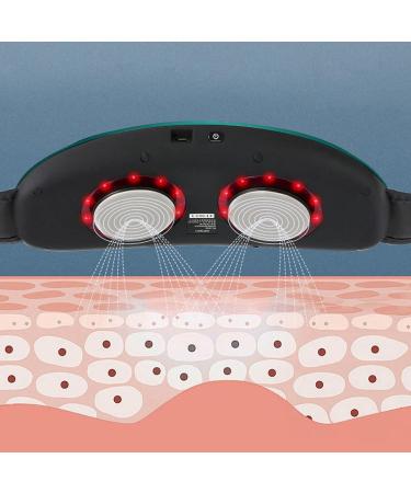 Electric Abdominal Massage Pillow - Intelligent High-Frequency Vibration & Heating for Waist Stomach Back | Buy Now in Green - Buy Online on GoSupps.com