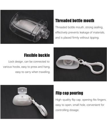 Refillable Containers for Travel Portable 30ml Dispenser Bottle High Transparency Empty Refillable Containers for Shampoo Hand Wash Cleansing Lotion Toner Body Wash - Buy Online on GoSupps.com