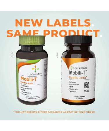 LifeSeasons Mobili-T Healthy Joints - 20 Vegetarian Capsules for Joint Support - Buy Online on GoSupps.com