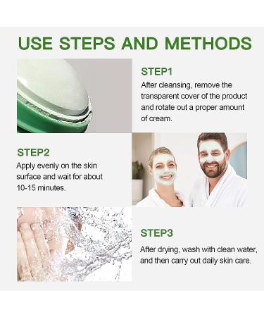 Anguishil Green Tea Mask Stick for Face - Deep Cleanse & Blackhead Remover Mask Stick - Oil Control & Skin Improvement for Women & Men (1 PCS) - Buy Online on GoSupps.com