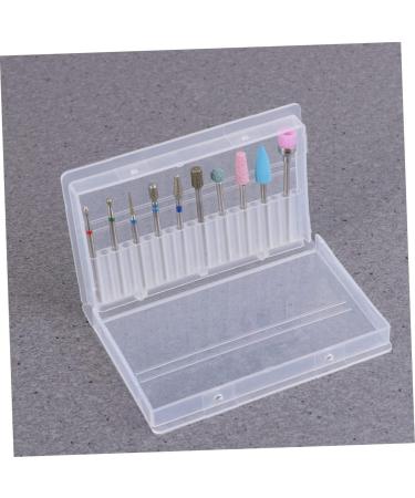 nail nail art kit polisher tool Tungsten steel drill set alloy grinding head manicure kit nail drill manicure set dedicated nails drill bits clean nail grinding head drill - Buy Online on GoSupps.com
