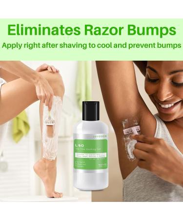 LAVO Tea Tree Gel with Salicylic Acid - Ultimate Ingrown Hair Treatment for Men and Women - Razor Bump and Burn Remover - Ideal for Bikini Lines, Acne, and Post-Hair Removal - Waxing, Shaving, Laser, Electrolysis - Buy Online on GoSupps.com