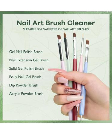 MEFA Nail Brush Cleaner 60ml - Quick-Clean Acrylic Nail Art Brushes Restorer - Preserves and Conditions for Gel Polish and Manicures - Buy Online on GoSupps.com