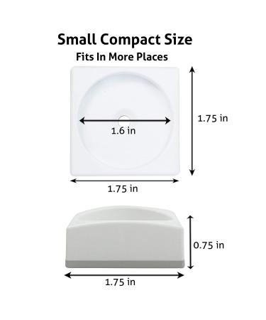 Wall Nanny Mini - Smallest Baby Gate Wall Protector (Made in USA) Protect Walls & Doorways from Pet & Dog Gates - for Child Pressure Mounted Stair Safety Gate - 4 Pack White - Buy Online on GoSupps.com