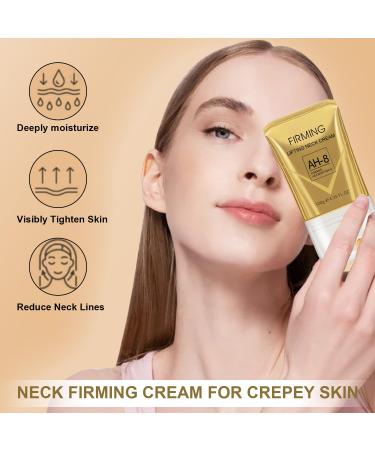 Neck Firming Cream for Crepey Skin, Firm Lift Neck Cream with Roller Design for Skin Deep Moisturizing, Tightening, and Lifting, Suitable for All Ages Women and Men, 4.20 FL OZ, White 4.2 Fl Oz (Pack of 1) White - Buy Online on GoSupps.com