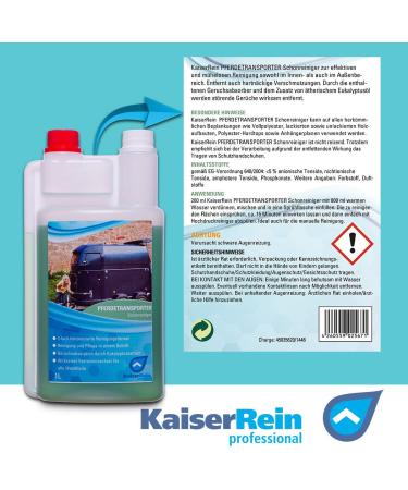 KaiserRein Trailer Cleaner 1L - Odor Absorbing Horse Trailer & Transporter Cleaner | International Shipping Available - Buy Online on GoSupps.com