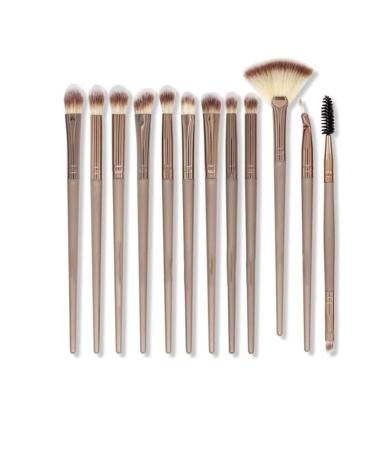 OXOAMP Makeup Brush Eye Makeup Brush Set Eyeliner Eyeshadow Blending Brush with Carrying Bag 12 Pieces Foundation Brushes