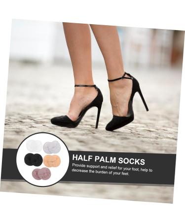 FRCOLOR 10 Pairs Invisible Five Toe Socks Invisible Socks Girls Socks Shoes Forefoot Socks with High Heel Women's Half Socks Bottom Cotton Toe Protection High Heel - Buy Online on GoSupps.com