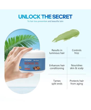 Pure Batana Oil for Hair Growth - Dr. Sebi Organic Cold Pressed Unrefined Raw - 30g for Men & Women | Combat Hair Loss Thicken Hair & Repair Frizzy Damaged Hair - Buy Online on GoSupps.com