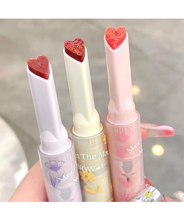 Flortte Jelly Lipstick Heart Shape Plumping Serum Lip Balm - Long Lasting Nourishing Lip Glow Balm (#05) - Buy Online on GoSupps.com