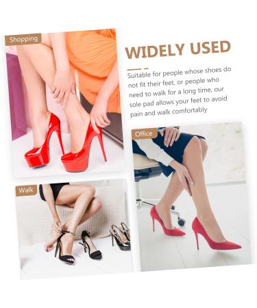 6 Pairs Sole Pad Inserts for Women's Shoes - Cushioned Heel & Toe Fillers for Comfort | Invisible Forefoot Pads - Buy Online on GoSupps.com