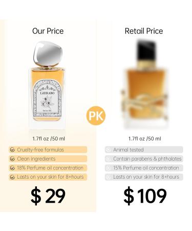 No.001 - Fougere Oriental Eau de Parfum - Inspired by Libre Luxury Fragrance for Women Long Lasting Perfume Spray - 1.7 Fl Oz/50 ml - Buy Online on GoSupps.com