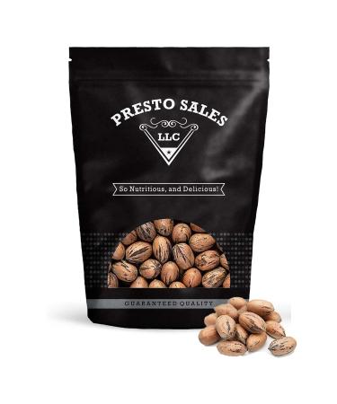 Pecans, Flavorful in shell, NEW crop Unshelled Fresh, Easy to crack, Healthy snack, Gluten free, Dietetic, Vegan, Calcium, 2 lbs. (32 oz.) by Presto Sales LLC 2.0 Pounds