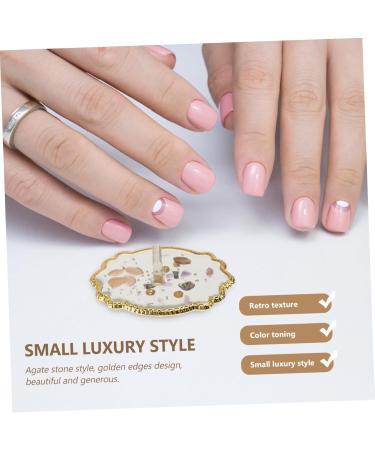 Healeved Nail Board Manicure Mixing 3 Piece Nail Display Plate For Nail Art Blending Display - Buy Online on GoSupps.com