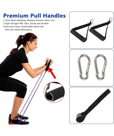 Resistance Band Set 5- Elastic Workout Bands for Resistance Training Pull Up Assistance Physiotherapy and Fitness - Long and Durable Exercise Bands for Home or Gym Workouts - Buy Online on GoSupps.com
