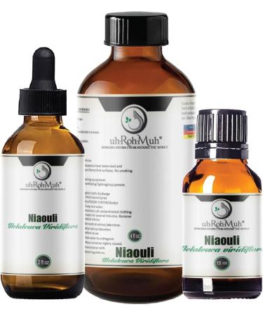 Niaouli Essential Oil 100% Pure & Natural Steam Distilled from Melaleuca viridiflora Leaves | Fresh Camphoraceous Aroma for Respiratory Support Skincare & Diffusion | from Madagascar | 4 Fl Oz 4 Fl Oz (Pack of 1) - Buy Online on GoSupps.com