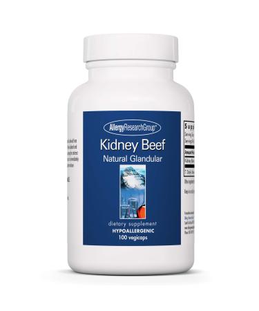 Allergy Research Group Kidney Beef Natural Glandular 100 Vegicaps