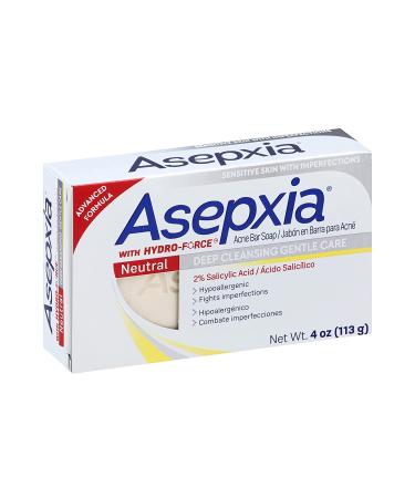 Asepxia Cleansing Bar Neutral 4 Ounce Multipack - Pack of 5 - Buy Online on GoSupps.com