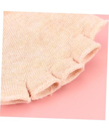 Holibanna Women's Khaki Slipproof Socks - 4 Pairs Toe Separator Half-Socks for Comfort & Style - Buy Online on GoSupps.com