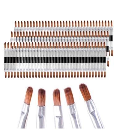 Disposable make-up brush with two heads 100 pieces Roseflower mini-one-way lip applianator portable lip gloss brush for even application of lip make-up no spasted #1 - Buy Online on GoSupps.com