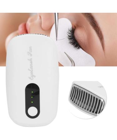 Refraded Mini USB Fan for Eyelash Extensions | Portable Hair Dryer for Lashes | Pro Eyelash Extension Glue Dryer (White) - Buy Online on GoSupps.com