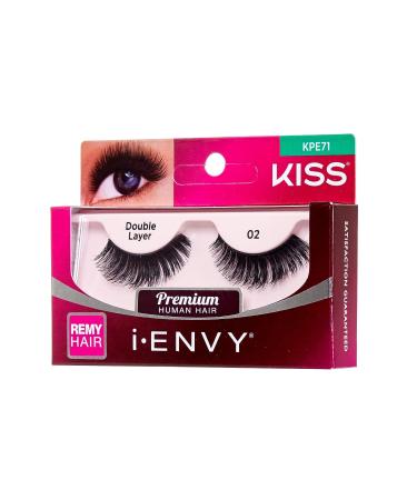 Kiss I Envy Double Layer 38 Lashes - Long Lasting False Eyelashes for Beautiful Eyes | 1 Pack - Buy Online on GoSupps.com